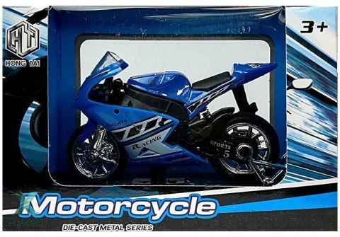 Sportowy Motocykl z Dźwiękami 1:18 4 Kolory LEAN TOYS
