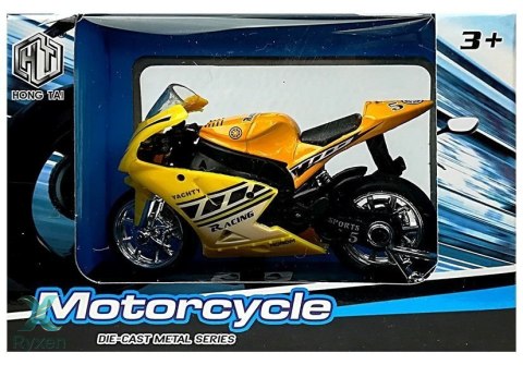 Sportowy Motocykl z Dźwiękami 1:18 4 Kolory LEAN TOYS