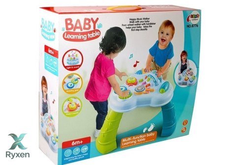 Stolik Edukacyjny Urodzinowy Słodycze z Dźwiękami dla Niemowlaka LEAN TOYS
