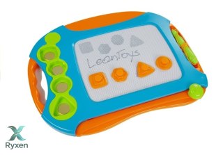 Tablica Znikopis z Pieczątkami Na Magnes LEAN TOYS