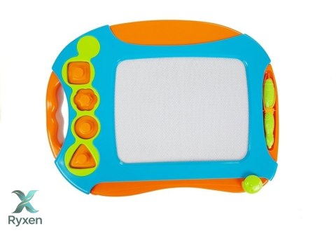 Tablica Znikopis z Pieczątkami Na Magnes LEAN TOYS