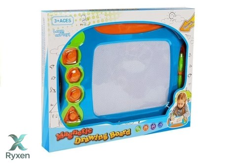 Tablica Znikopis z Pieczątkami Na Magnes LEAN TOYS