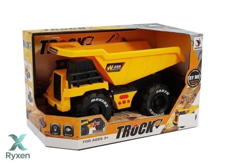 Wywrotka ciężarówka żółta LEAN TOYS