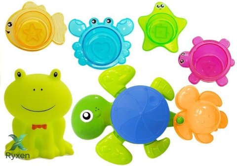 Zabawki do kąpieli żółw LEAN TOYS