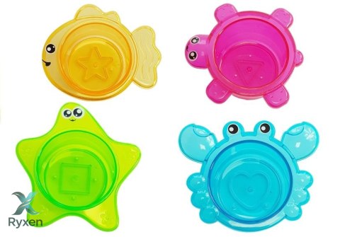 Zabawki do kąpieli żółw LEAN TOYS