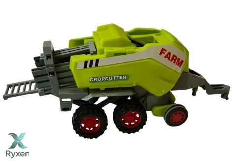 Zestaw Autek Farmerskich Zgrabiarka Prasa LEAN TOYS