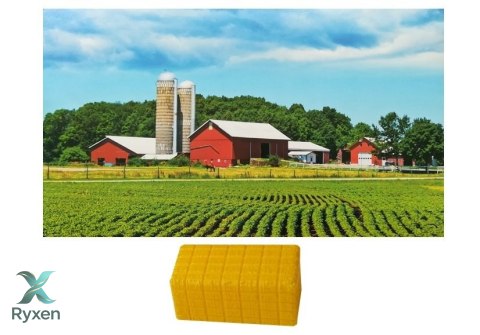 Zestaw Autek Farmerskich Zgrabiarka Prasa LEAN TOYS