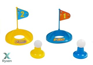 Zestaw Do Gry W Golfa Dla Dzieci Kije Dołki Z Chorągiewkami Piłki LEAN TOYS