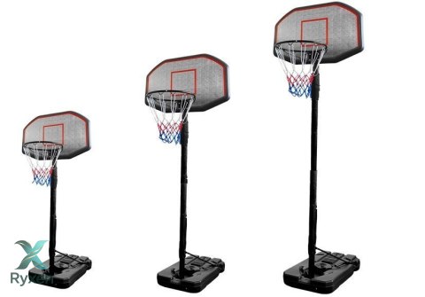 Zestaw Do Koszykówki Wolnostojący Regulowany Stojak Kosz 200-300 cm LEAN SPORT