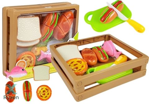 Zestaw Do Krojenia Hot Dog Ryba na Rzepy w Skrzyni LEAN TOYS