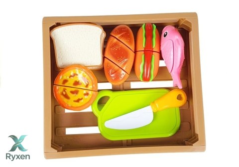 Zestaw Do Krojenia Hot Dog Ryba na Rzepy w Skrzyni LEAN TOYS