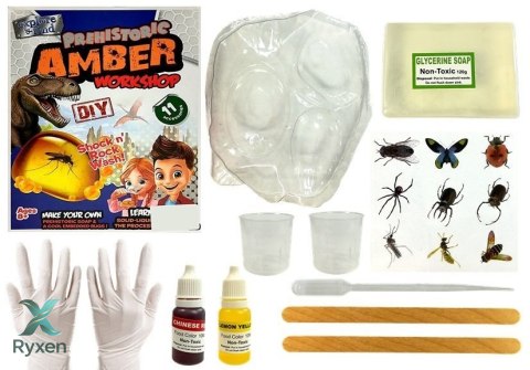 Zestaw Kreatywny Prehistoria Stwórz Bursztyn Owady LEAN TOYS