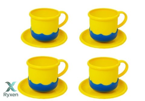 Zestaw Naczyń Plastikowych Mały Kucharz Garnki LEAN TOYS