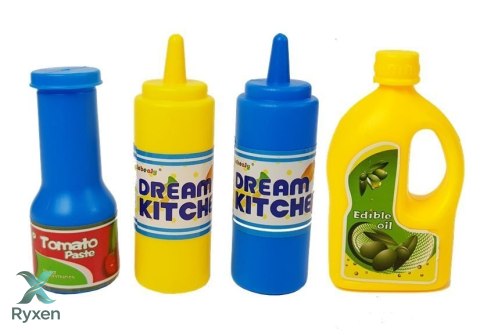 Zestaw Naczyń Plastikowych Mały Kucharz Garnki LEAN TOYS