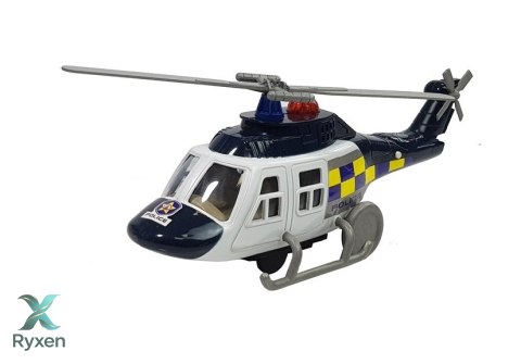Zestaw Pojazdów Policja Światła Dźwięki LEAN TOYS