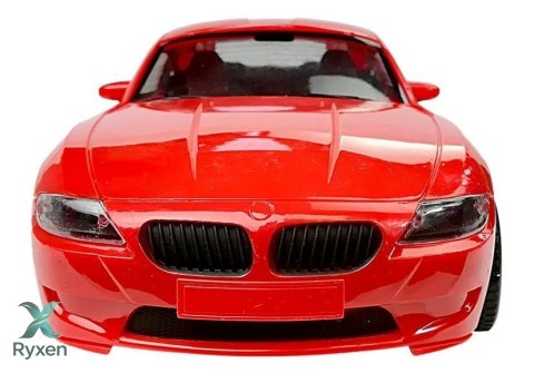 Zestaw Pojazdów Pomarańczowy Monster Truck Czerwone BMW Laweta 58 cm LEAN TOYS