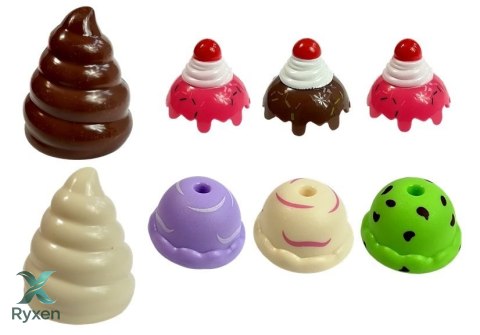 Zestaw Słodkości do Zabawy w Cukiernię Ciasto Lody LEAN TOYS