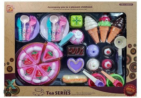 Zestaw Słodkości do Zabawy w Cukiernię Ciasto Lody LEAN TOYS
