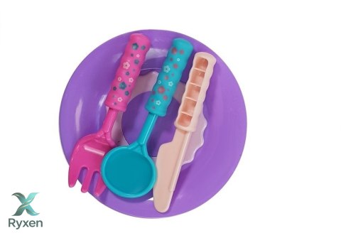 Zestaw Słodyczy Desery Lody Ciasteczka Akcesoria LEAN TOYS