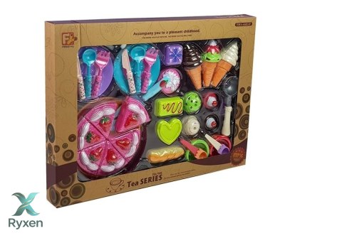 Zestaw Słodyczy Desery Lody Ciasteczka Akcesoria LEAN TOYS