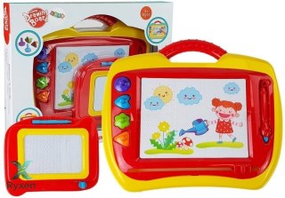 Znikopis Zestaw 2 sztuki Czerwono-Żółty LEAN TOYS