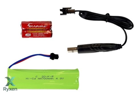 Amfibia Dwustronna Zdalnie Sterowana Zielona 1:24 LEAN TOYS