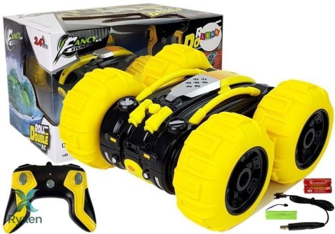 Amfibia Dwustronna Zdalnie Sterowana Żółta 1:24 LEAN TOYS