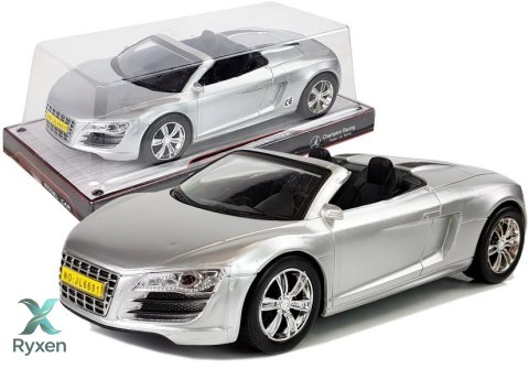 Autko z Napędem Frykcyjnym Kabriolet Srebrne 1:18 LEAN TOYS