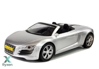 Autko z Napędem Frykcyjnym Kabriolet Srebrne 1:18 LEAN TOYS