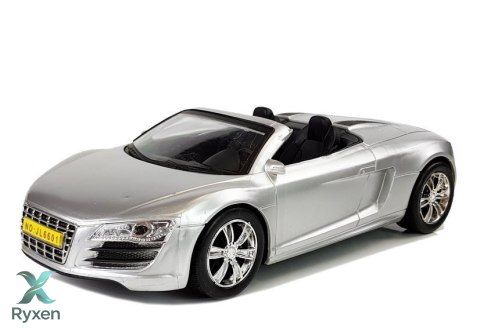 Autko z Napędem Frykcyjnym Kabriolet Srebrne 1:18 LEAN TOYS
