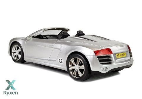 Autko z Napędem Frykcyjnym Kabriolet Srebrne 1:18 LEAN TOYS