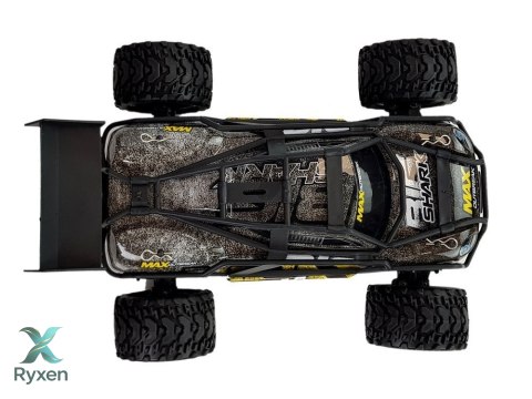 Auto Off-Road Zdalnie Sterowane Brązowo- Żółty 2.4G 1:18 35 km/h Kontrola Prędkości LEAN TOYS