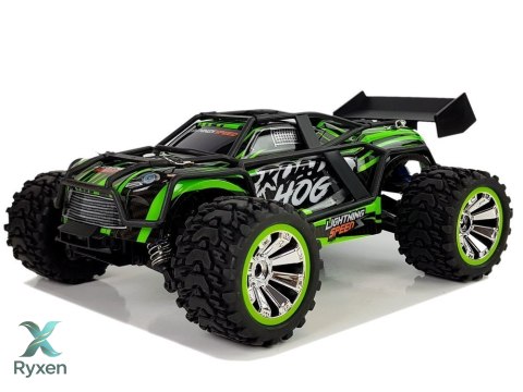 Auto Off-Road Zdalnie Sterowane Zielone 2.4G 1:18 35 km/h Kontrola Prędkości LEAN TOYS