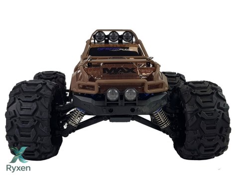 Auto Rajdowe Off-Road Zdalnie Sterowane Brązowa 2.4G 1:18 35 km/h Kontrola Prędkości LEAN TOYS
