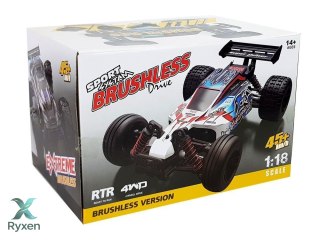 Auto Rajdowe Wyścigowe Zdalnie Sterowane 1:18 Niebieskie ENOZE 9302E Prędkość 45 km/h LEAN TOYS
