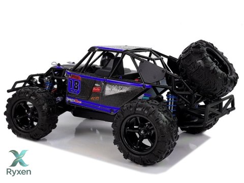 Auto Terenowe Buggy Zdalnie Sterowane 1:18 Niebieskie ENOZE 9303E 45 km/h LEAN TOYS