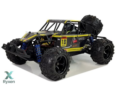 Auto Terenowe Buggy Zdalnie Sterowane 1:18 Żółty ENOZE 9303E 45 km/h LEAN TOYS