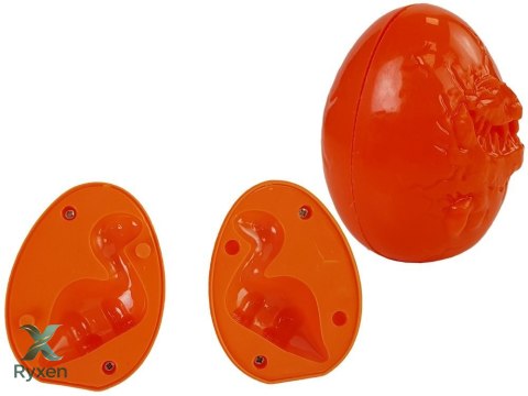Ciastolina Dinozaury Jajka Foremka 12 Elementów 4 Kolory LEAN TOYS