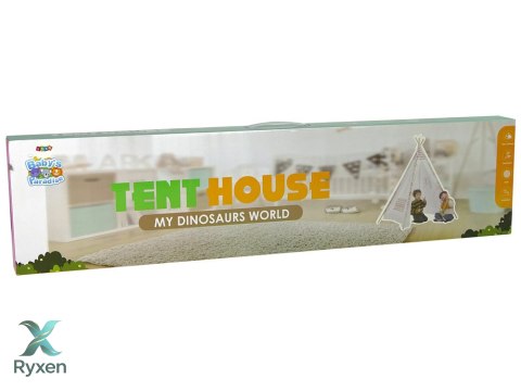 Domek Namiot Dla Dzieci Tipi Indiański Chmurki Wodoodporny Ogród LEAN TOYS