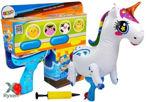 Duży Pompowany Pistolet na Wodę Jednorożec LEAN TOYS