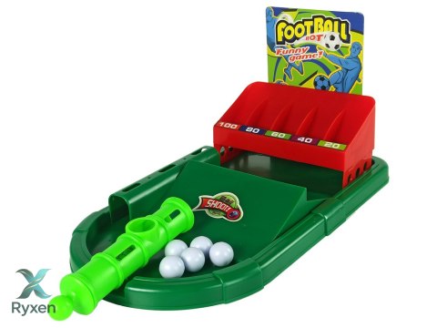 Gra Zręcznościowa Wyrzutnia Piłek Karty Piłka Nożna Punkty LEAN TOYS