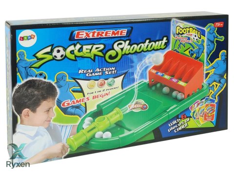 Gra Zręcznościowa Wyrzutnia Piłek Karty Piłka Nożna Punkty LEAN TOYS