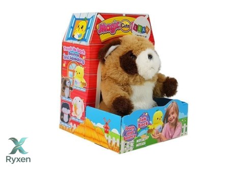 Interaktywny Gadający Szop Pracz Powtarzający Słowa Pluszowy LEAN TOYS