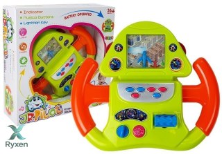 Interaktywny Symulator Lotów Kierownica Efekty Dźwiękowe Świetlne LEAN TOYS