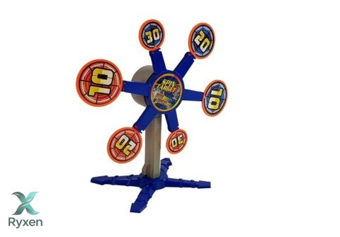 Karabin na Piankowe Strzałki z Tarczą Obrotowy Cel 66 cm LEAN TOYS
