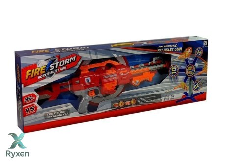 Karabin na Piankowe Strzałki z Tarczą Obrotowy Cel 66 cm LEAN TOYS