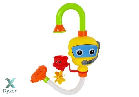 Kolorowy Robot Nurek Do Kąpieli Wodospad Kubeczki LEAN TOYS