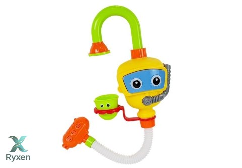 Kolorowy Robot Nurek Do Kąpieli Wodospad Kubeczki LEAN TOYS