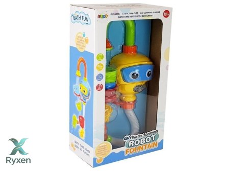 Kolorowy Robot Nurek Do Kąpieli Wodospad Kubeczki LEAN TOYS