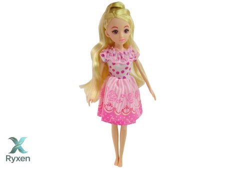 Lalka Meble Zestaw Łóżko Szafa Toaletka LEAN TOYS